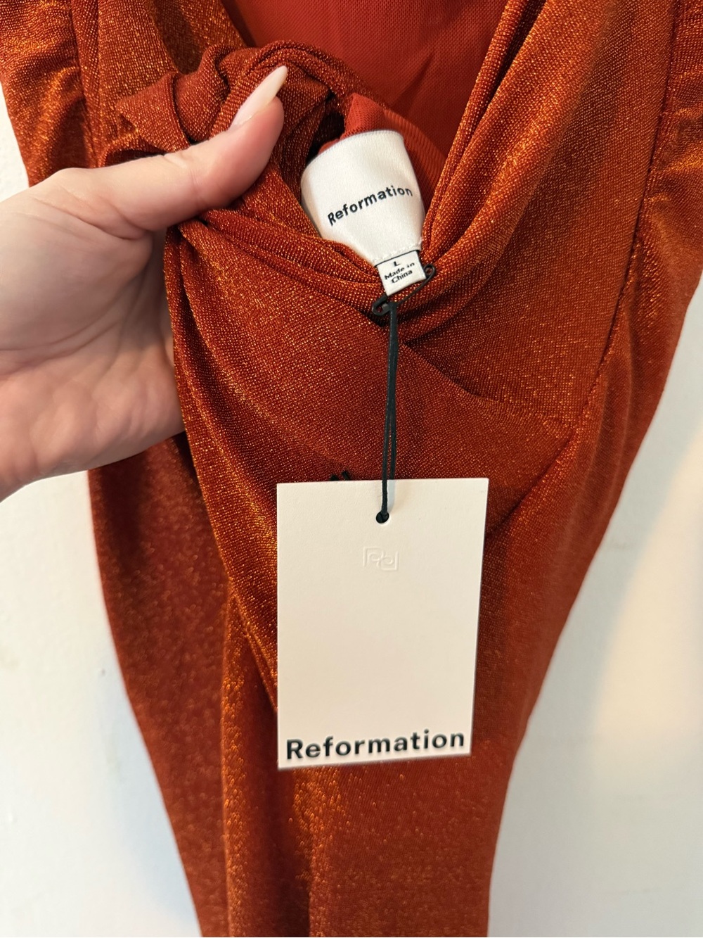 NWT Reformation Breslin Dress - Large - Picture 6 of 9